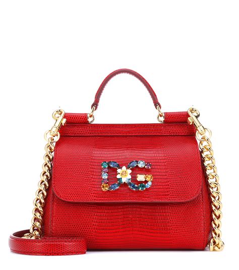 red dolce and gabbana bag